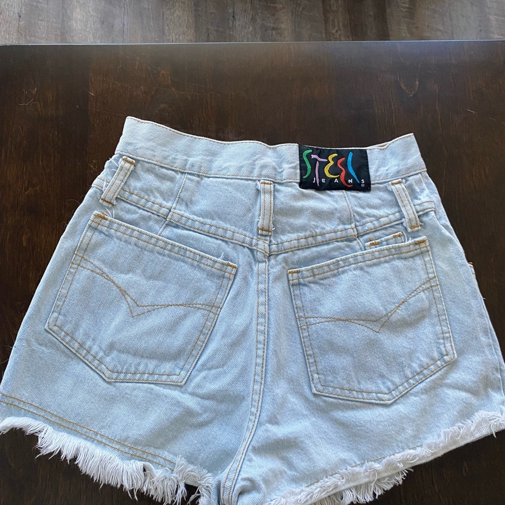 Vintage steel jean shorts size 3